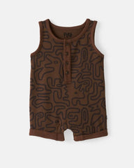 Dino Maze Henley Romper