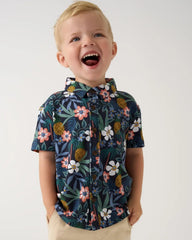 Tropical Garden Button Down Polo
