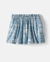 Bandana Blues Denim Skort