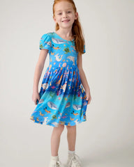 Underwater Discovery Bow Back Skater Dress