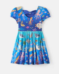 Underwater Discovery Bow Back Skater Dress