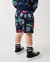 Monster Truck Madness Drawstring Shorts