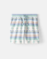 Swell Stripes Drawstring Shorts