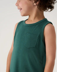 Muted Spruce Pocket Tank