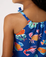 Tidepool Party Bow Strap Tank