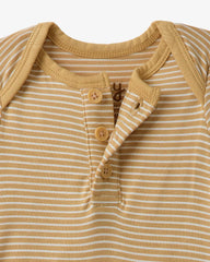 Hazelwood Stripe Henley Bodysuit
