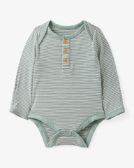 Willow Stripe Henley Bodysuit