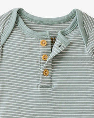 Willow Stripe Henley Bodysuit