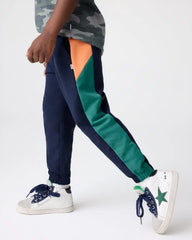 Classic Navy Panel Jogger