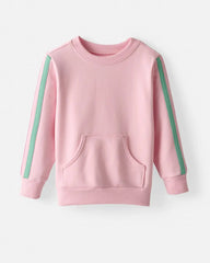 Pink Blossom Pocket Crewneck