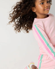Pink Blossom Pocket Crewneck