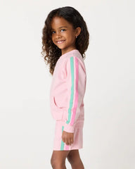 Pink Blossom Pocket Crewneck