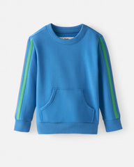 Major Blue Pocket Crewneck