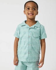 Coastal Rays Button Down Polo