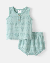 Coastal Rays Henley Tank Set