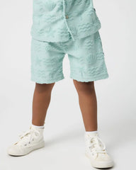 Coastal Rays Drawstring Shorts