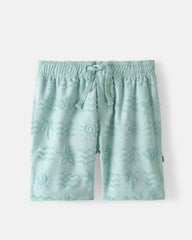 Coastal Rays Drawstring Shorts