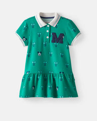 Disney Mickey Mouse Racket Rally Drop Waist Dress