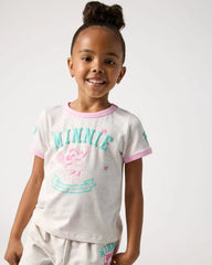Disney Minnie Mouse Queen of Swing Ringer Tee