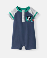 Disney Mickey Mouse Sports Club Henley Shorty Romper