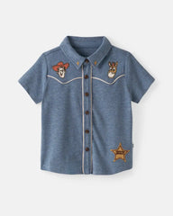 Disney & Pixar The Roundup Gang Button Down Polo