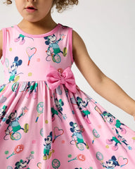 Disney Mickey Mouse & Minnie Mouse Match Twirl Dress