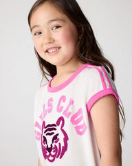 Brave Tiger Scoop Neck Tee
