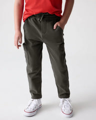 Washed Black Cargo Pants