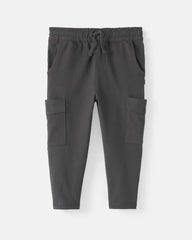 Washed Black Cargo Pants