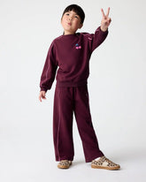 Classic Burgundy Wide Leg Pant