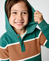 Emerald Isle Henley Hoodie