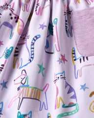 Whiskers & Wags Patch Pocket Dress with Bloomer