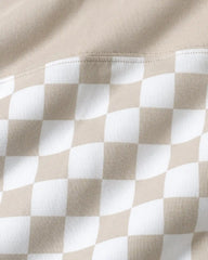 Stone Checks Relaxed Hooded Tee