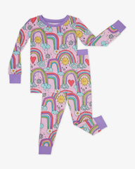 Disco Rainbows Two-Piece Pajama Set