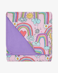 Disco Rainbows Large Cloud Blanket®