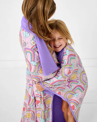 Disco Rainbows Large Cloud Blanket®