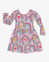 Disco Rainbows Skater Dress