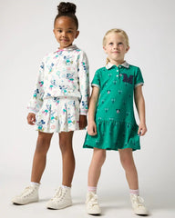 Disney Mickey Mouse Racket Rally Drop Waist Dress