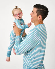 Dockside Stripe Men's Long Sleeve Pajama Top