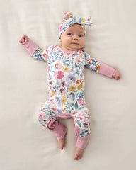 Tiny Blooms Crescent Zippy