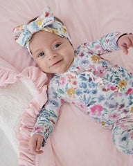 Tiny Blooms Luxe Bow Headband