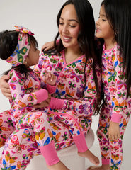 Flutter Garden Women's Long Sleeve Pajama Top