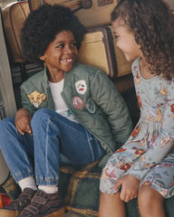 Disney Explore The Wild Quilted Varsity Jacket
