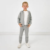 Heather Gray Zip Hoodie
