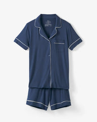 Indigo Women's Short Sleeve & Shorts Pajama Set