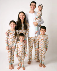 Kaleidoscope Dreams Ribbed Two-Piece Pajama Set
