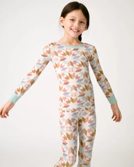 Kaleidoscope Dreams Ribbed Two-Piece Pajama Set