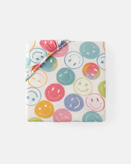 Positive Vibes Fitted Crib Sheet