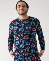 Monster Truck Madness Men's Long Sleeve Pajama Top