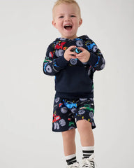 Monster Truck Madness Drawstring Shorts